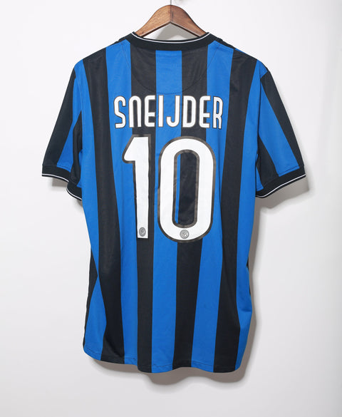 2009-10 Inter Milan 2009-10 Sneijder Home Kit (XL)