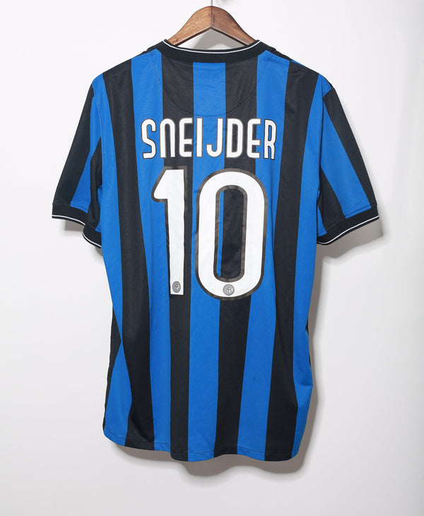 2009-10 Inter Milan 2009-10 Sneijder Home Kit (XL)