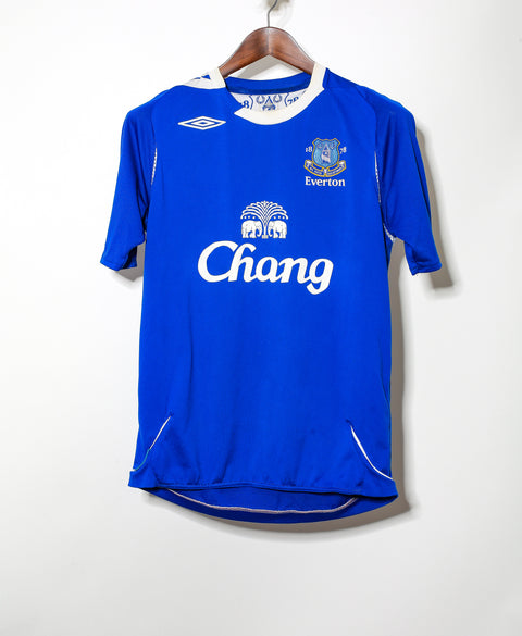 2006-2007 Everton Home #8 Johnson ( S )