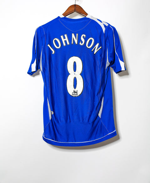 2006-2007 Everton Home #8 Johnson ( S )