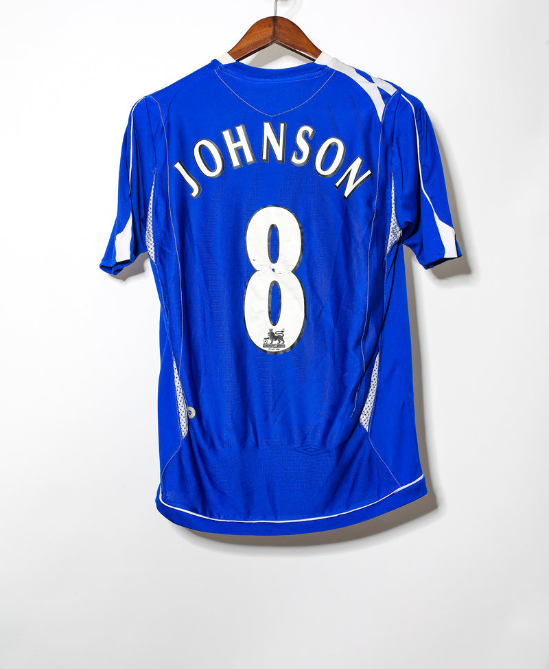 2006-2007 Everton Home #8 Johnson ( S )