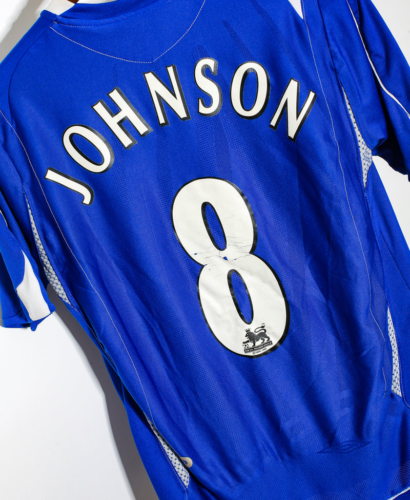 2006-2007 Everton Home #8 Johnson ( S )