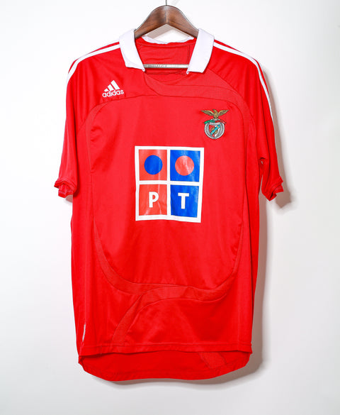 2007 - 2008 Benfica Home Kit ( L )