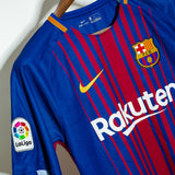 Barcelona 2017-18 Messi Home Kit (M)