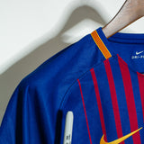 Barcelona 2017-18 Messi Home Kit (M)
