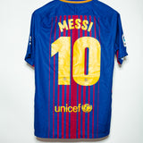 Barcelona 2017-18 Messi Home Kit (M)