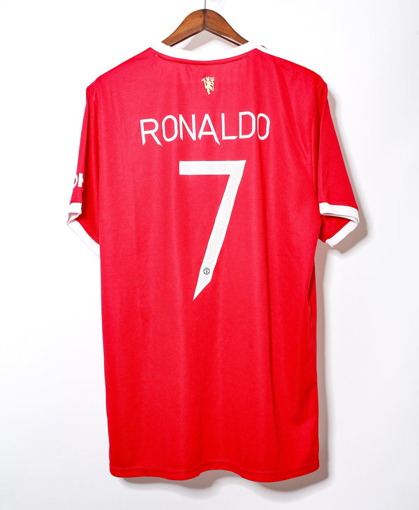 Manchester United 2021-22 Ronaldo Home Kit BNWT (L) – Saturdays Football