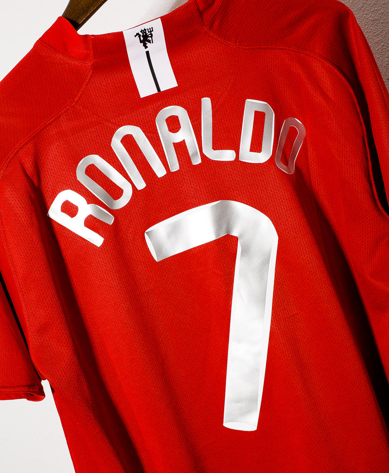 2007-08 Manchester United Nike Home Shirt Ronaldo 7 L (Excellent)