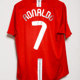 Manchester United 2007-08 Ronaldo Home UCL Kit (L)