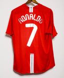Manchester United 2007-08 Ronaldo Home UCL Kit (L)