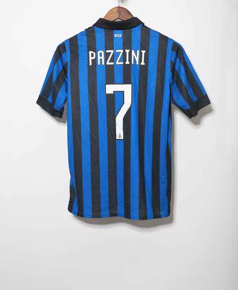 Inter Milan 2011-12 Pazzini Home Kit (YXL)