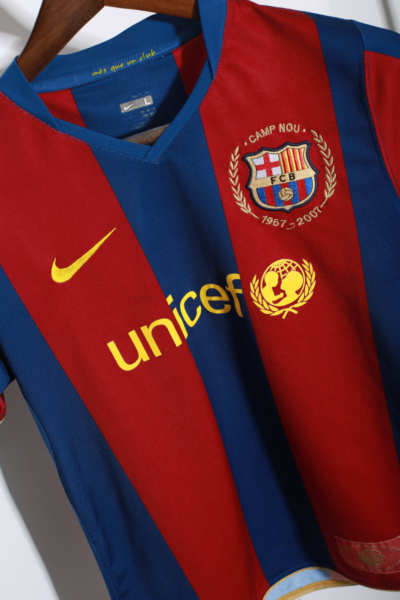 Barcelona 2007-08 Home Kit (YL)