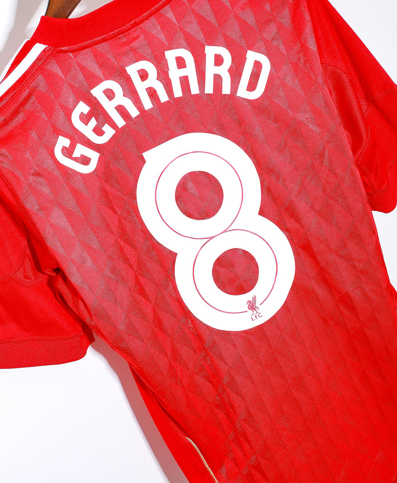 2010 - 2011 Liverpool Home Gerrard #8 ( S )