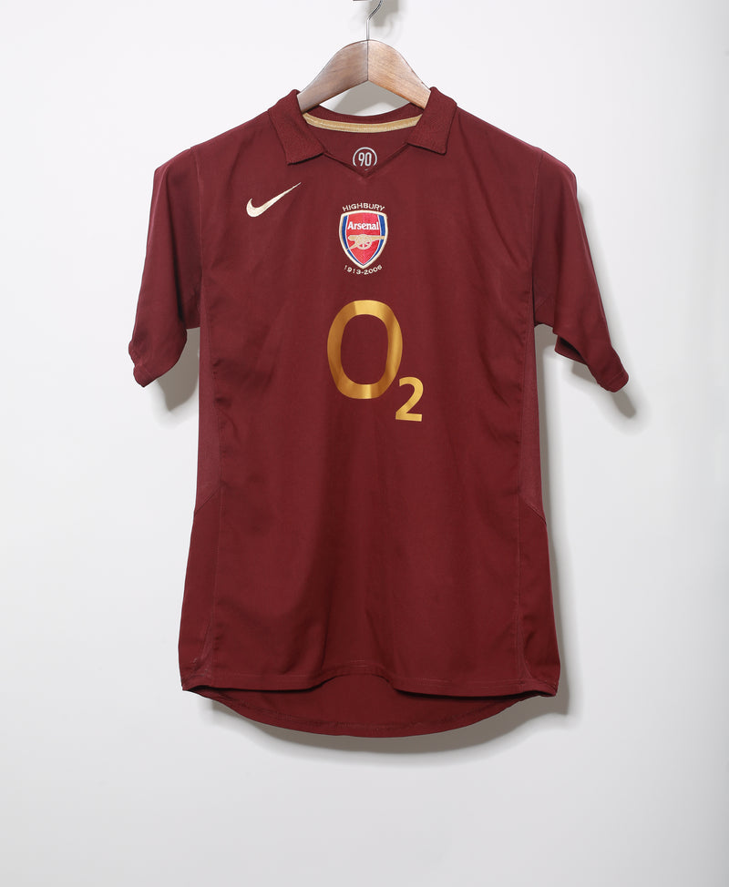 Arsenal 2005-06 Henry Home Kit (YXL)