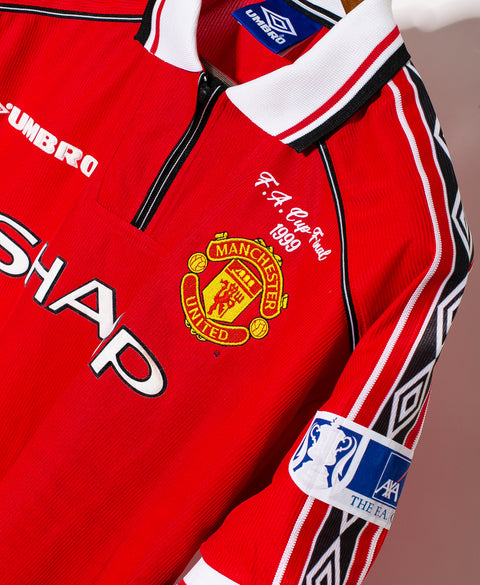 Manchester United 1999 Beckham FA Cup Final Home Kit (L)