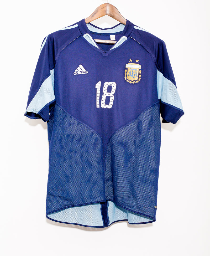 Argentina 2004 Messi #18 Away Kit
