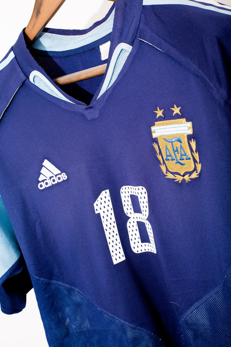 Argentina 2004 Messi #18 Away Kit