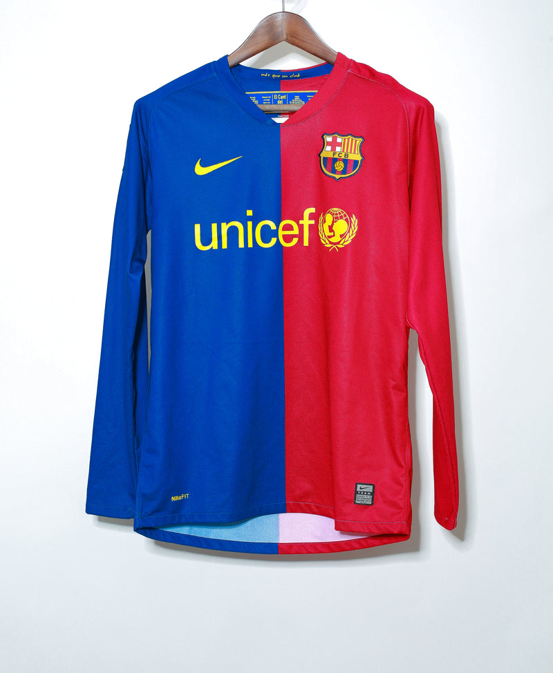 Barcelona 2008-09 Long Sleeve Home Kit (S)