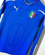 Italy 2010 World Cup Long Sleeve Home Kit  (L)