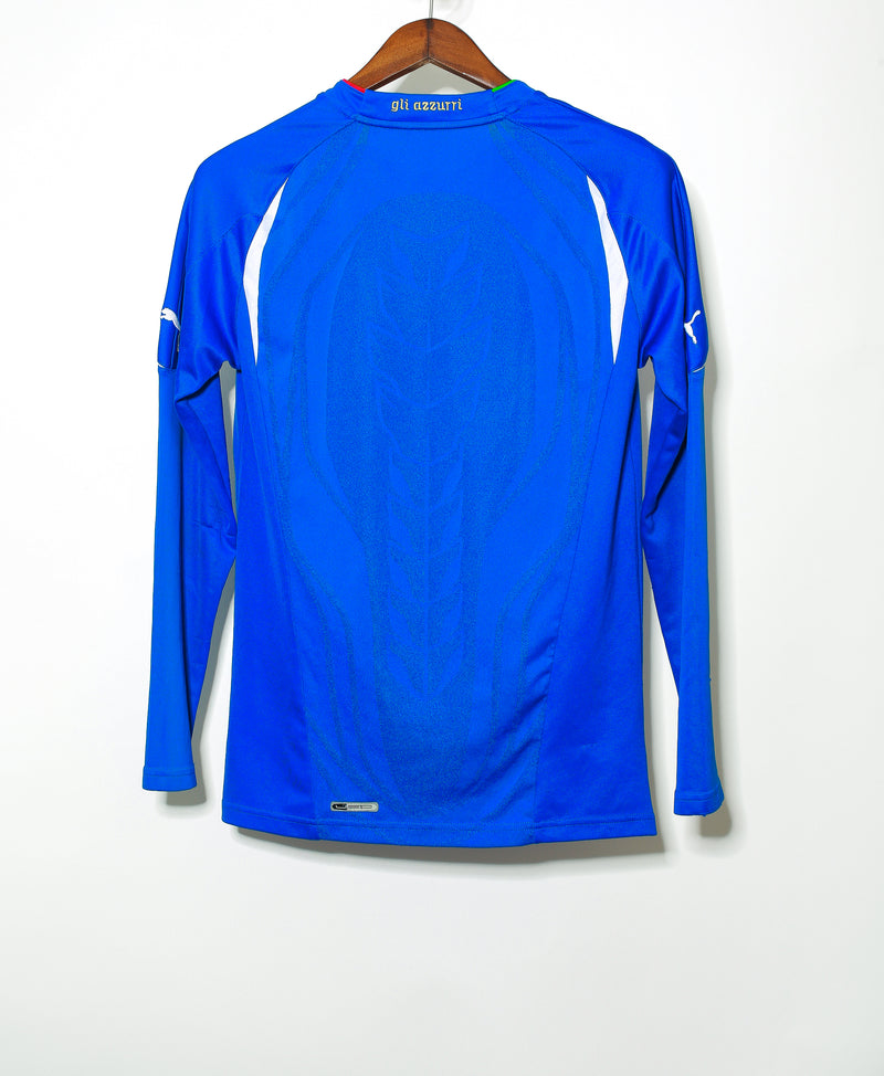 Italy 2010 World Cup Long Sleeve Home Kit  (L)