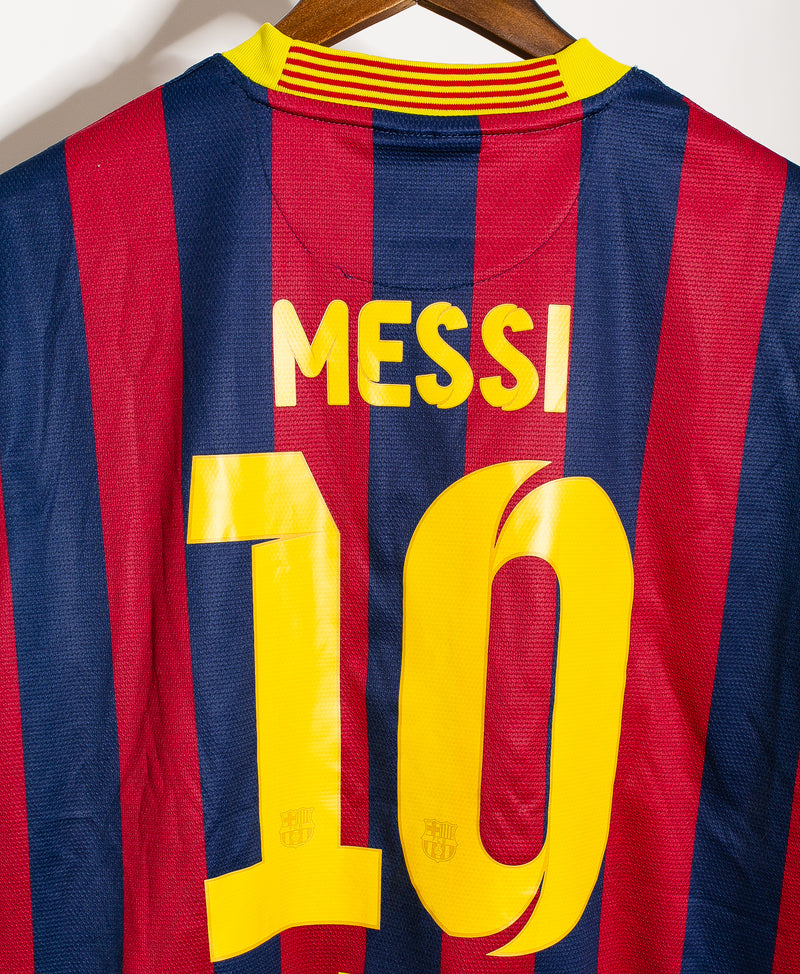 Barcelona 2013-14 Messi Home Kit (XL)