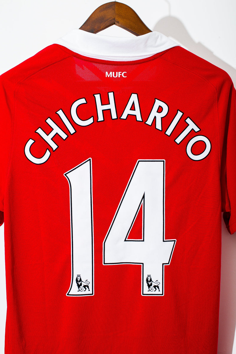 2011 Manchester United Chicharito Home Kit ( L )