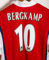 Arsenal 1999-00 Bergkamp Home Kit (L)