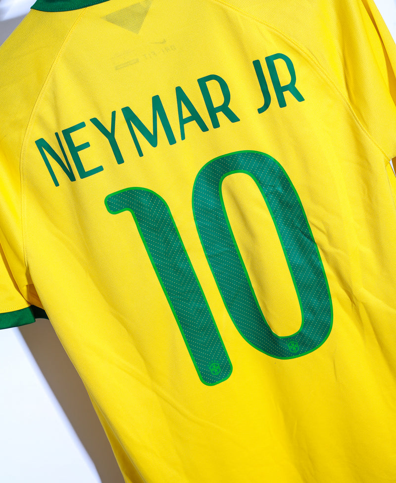 2014 Brazil Home #10 Neymar Jr. ( M )