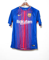 Barcelona 2017-18 Messi Home Kit (S)