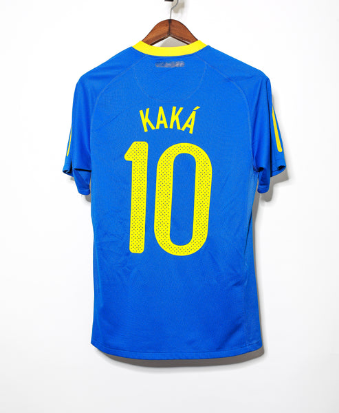 Kaka Brazil 2010 WORLD CUP Away Nike Soccer Jersey Shirt Camiseta XL S –  foreversoccerjerseys