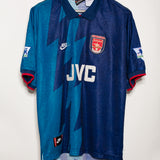 Arsenal 1995-96 Bergkamp Away Kit (XL)