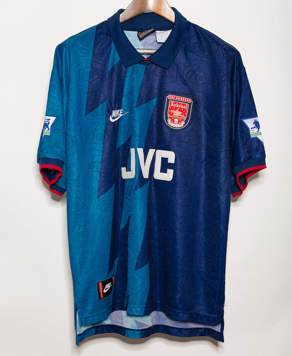 Arsenal 1995-96 Bergkamp Away Kit (XL)