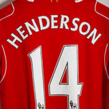 Liverpool 2014-15 Henderson Home Kit (L)