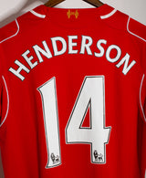 Liverpool 2014-15 Henderson Home Kit (L)