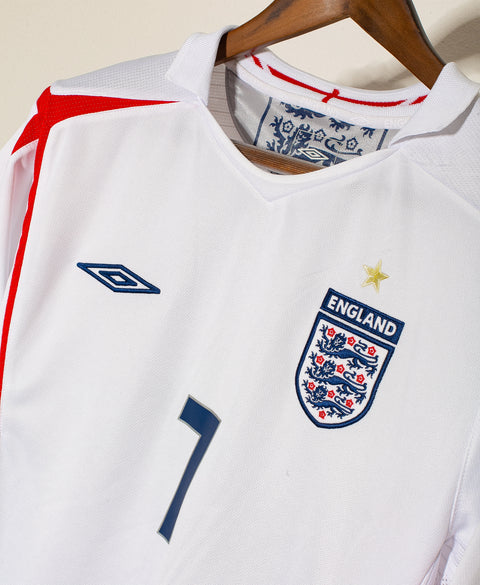 England 2006 Beckham Home Kit (L)