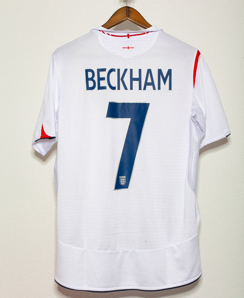 England 2006 Beckham Home Kit (L)