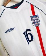 England 2002 Southgate Long Sleeve Home Kit (XL)