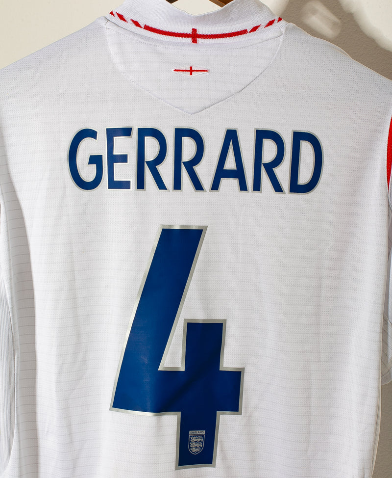 England 2006 Gerrard Home Kit (L)