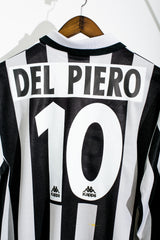 1995 Juventus Home Long Sleeve #10 Del Piero