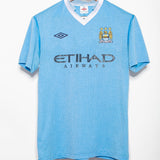 Manchester City 2011-12 Aguero Home Kit (L)