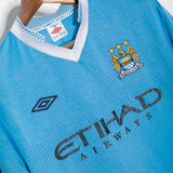 Manchester City 2011-12 Aguero Home Kit (L)