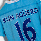 Manchester City 2011-12 Aguero Home Kit (L)
