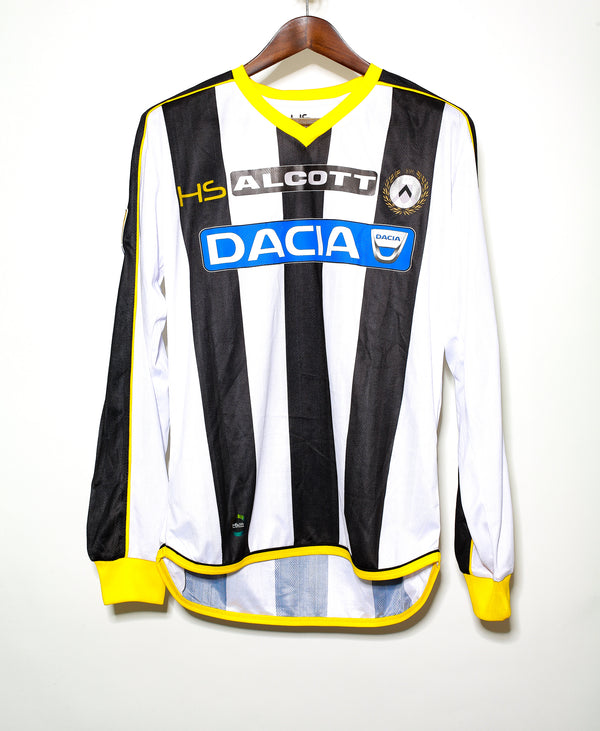Udinese 2014-15 Di Natale Long Sleeve Home Kit (L)