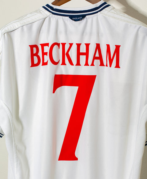 England 2000 Beckham Home Kit (2XL)