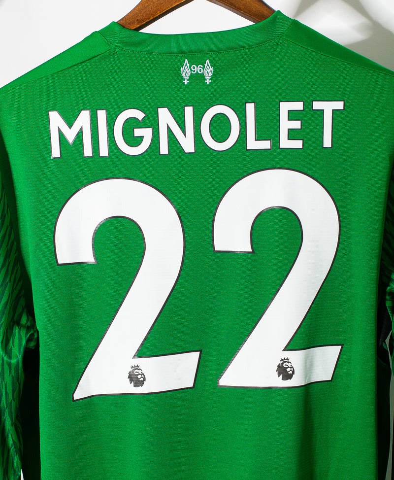 Liverpool 2017-18 Mignolet GK Kit (L)