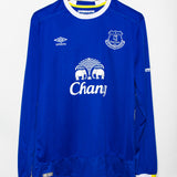 Everton 2016-17 Lukaku Long Sleeve Home Kit (2XL)