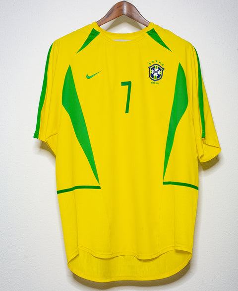 Brazil 2002 Ronaldinho Home Kit (XL)