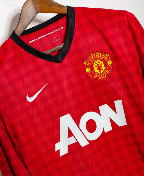 2012 Manchester United Home Long Sleeve #10 Rooney ( M )