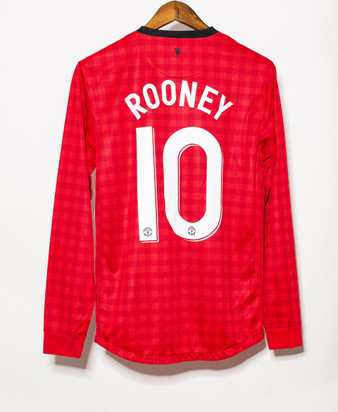 2012 Manchester United Home Long Sleeve #10 Rooney ( M )