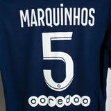 PSG 2021-22 Marquinhos Home Kit (M)